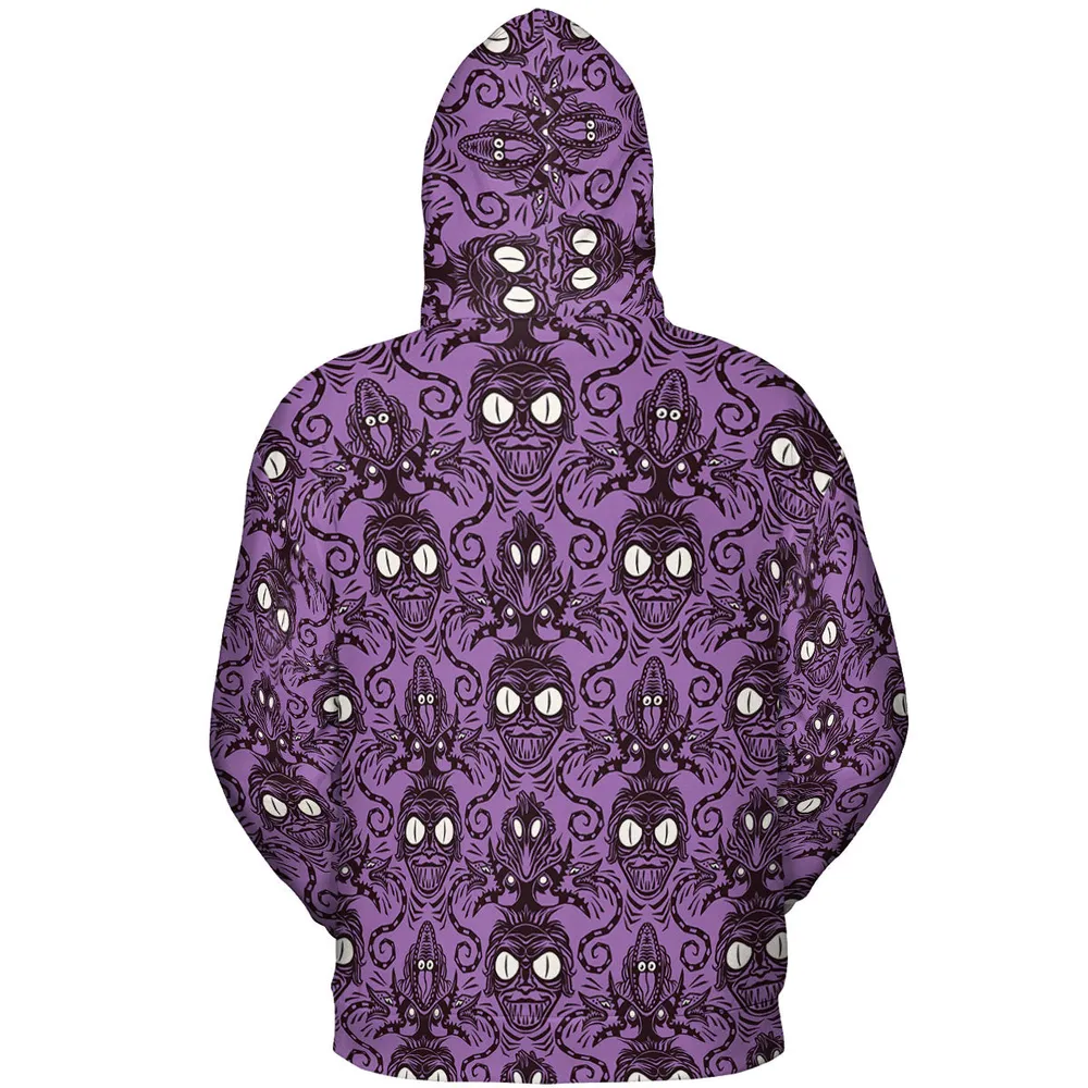 Beetlejuice Haunted Mansion Themed All-over Print Hoodie - 5