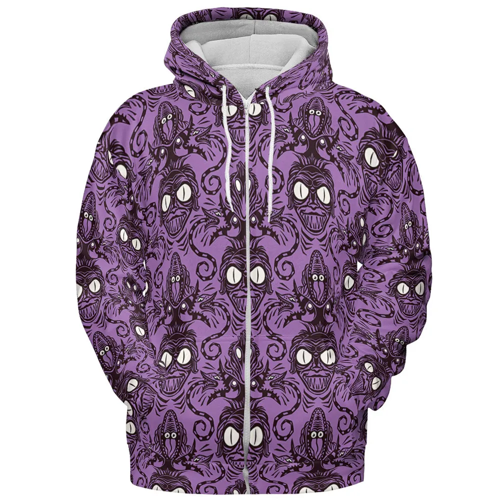 Beetlejuice Haunted Mansion Themed All-over Print Hoodie - 4