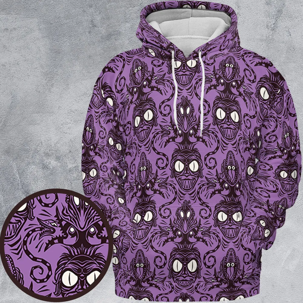 Beetlejuice Haunted Mansion Themed All-over Print Hoodie - 2