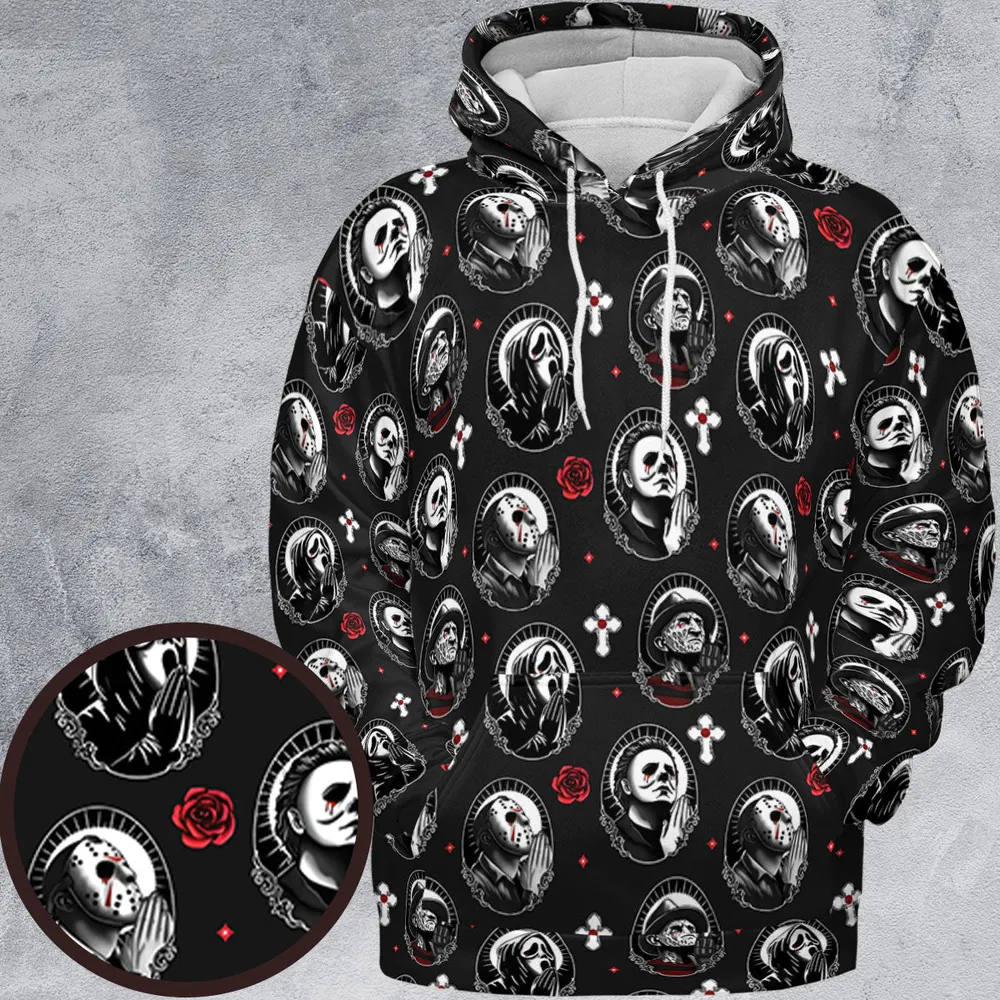 Horror Saints All-over Print Hoodie - 2