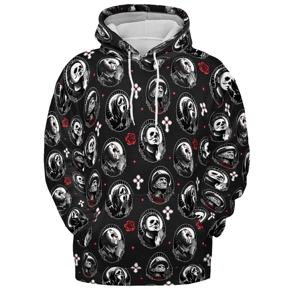 Horror Saints All-over Print Hoodie - 3