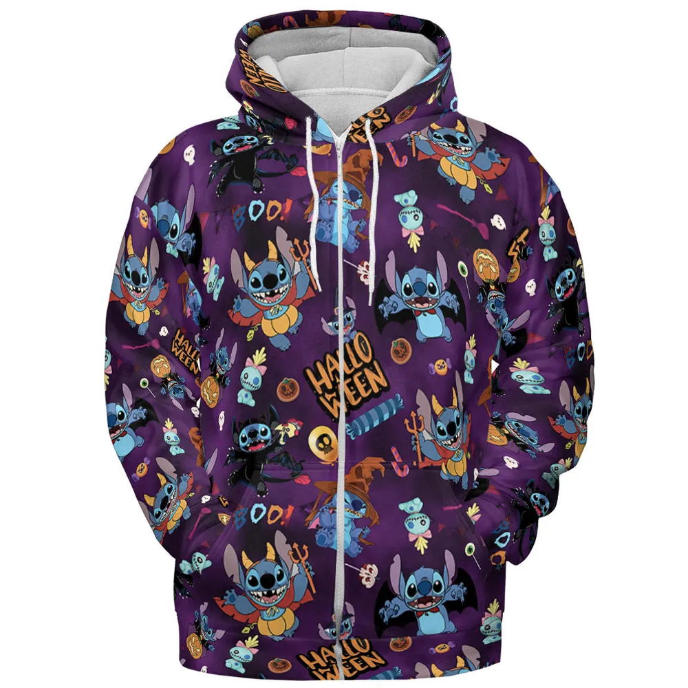 Spooky Stitch All-over Print Hoodie - 4