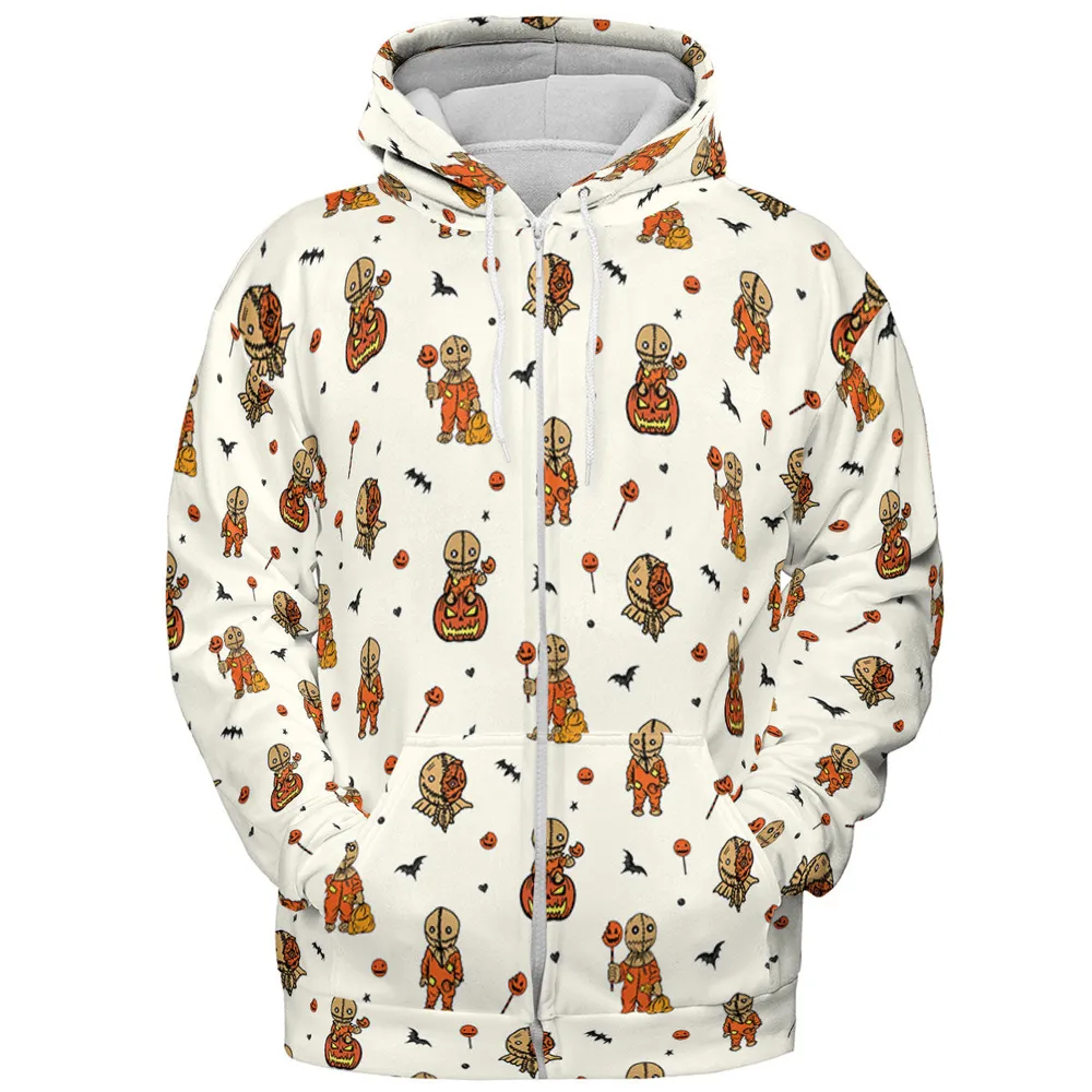 Pumpkin Sam Trick 'r Treat Horror All-over Print Hoodie - 4