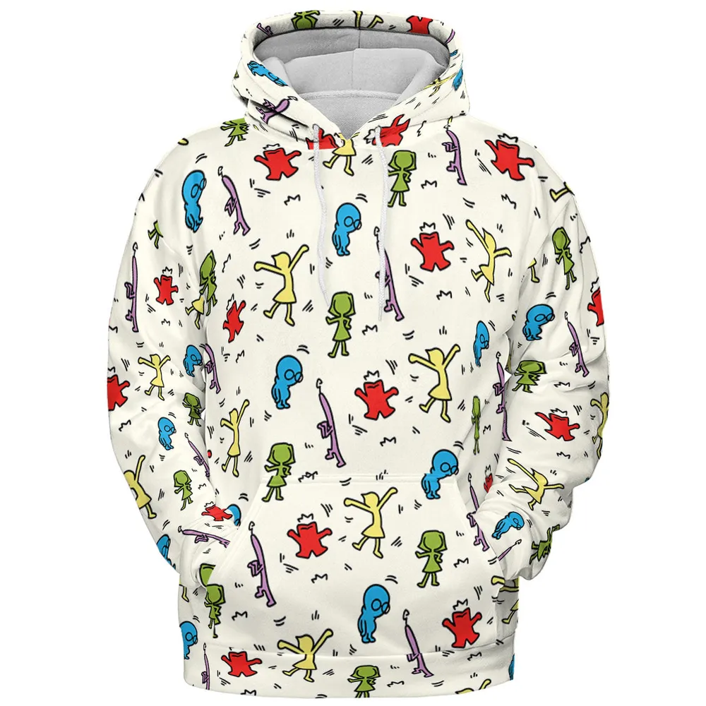 Emotions Pop Inside Out Haring All-over Print Hoodie - 3