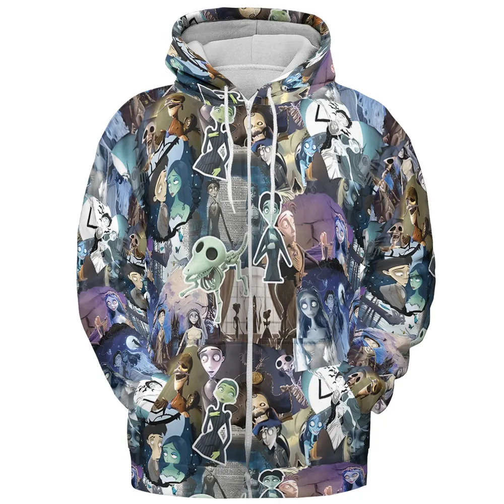 Unalive Bride Corpse Bride All-over Print Hoodie - 4
