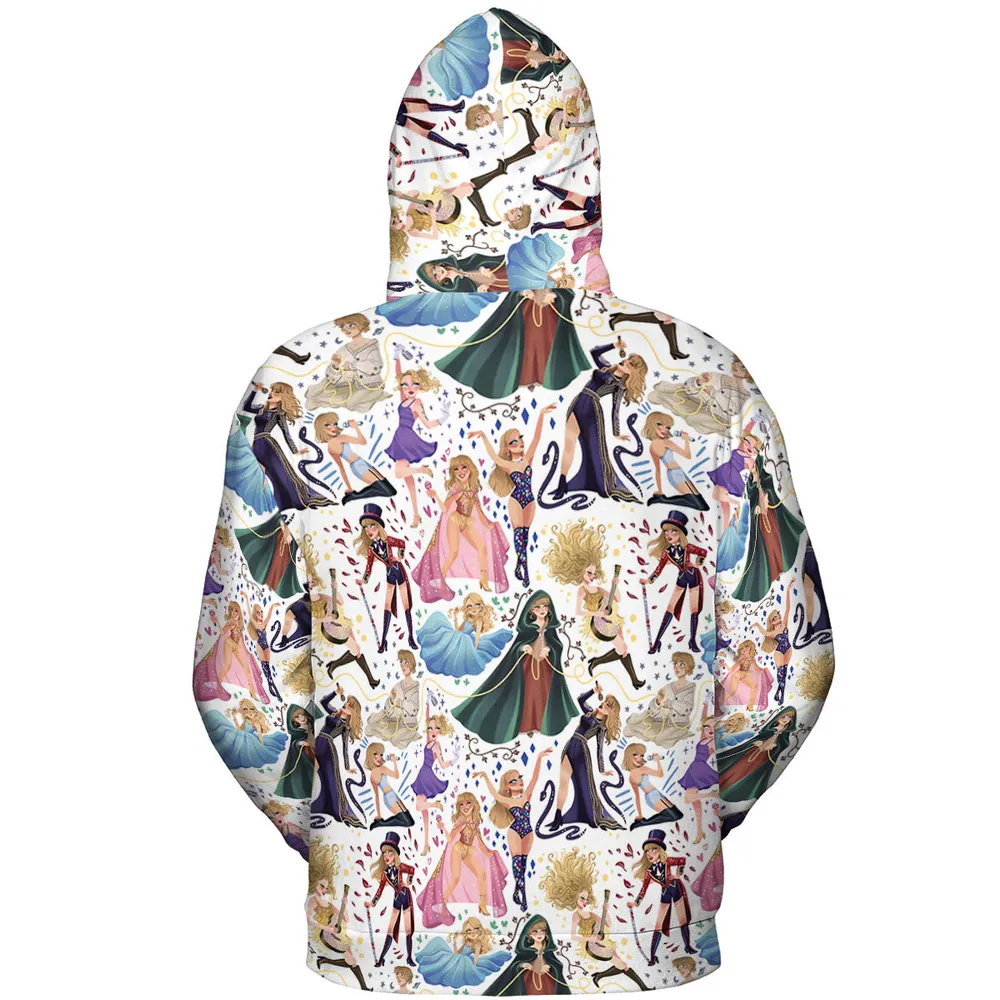 Blondie Colorful Lineup All-over Print Hoodie - 5