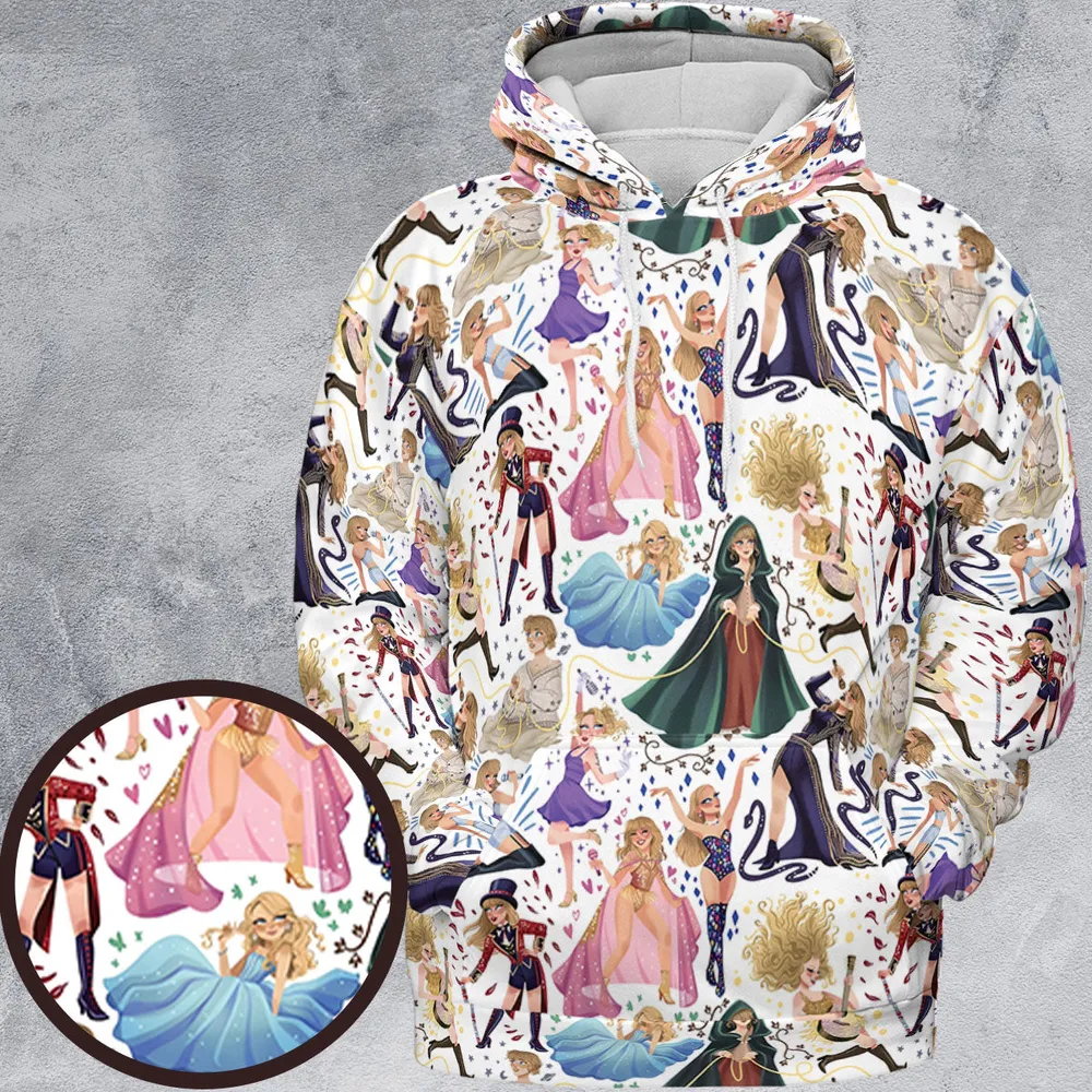 Blondie Colorful Lineup All-over Print Hoodie - 2
