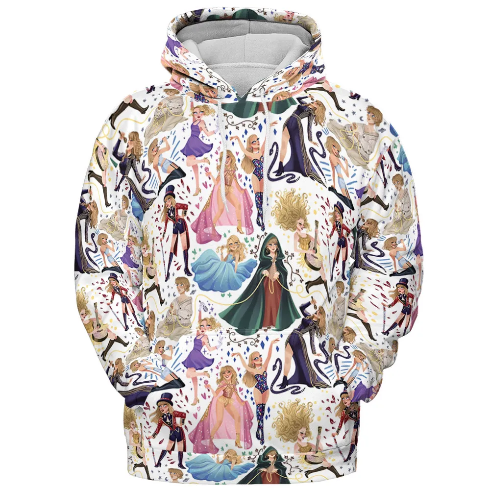 Blondie Colorful Lineup All-over Print Hoodie - 3