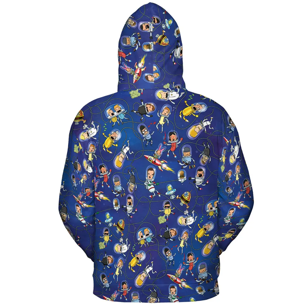 Outer Space Bob's Burgers All-over Print Hoodie - 5