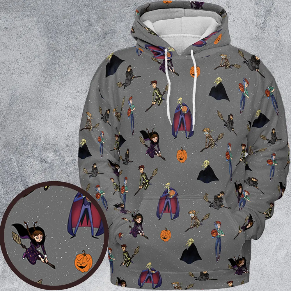 The Halloween Tree Character All-over Print Hoodie - 2