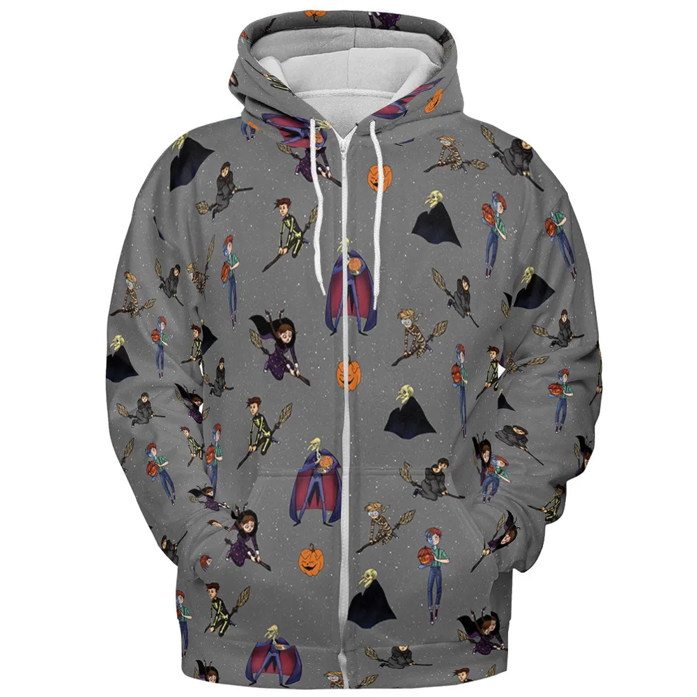 The Halloween Tree Character All-over Print Hoodie - 4