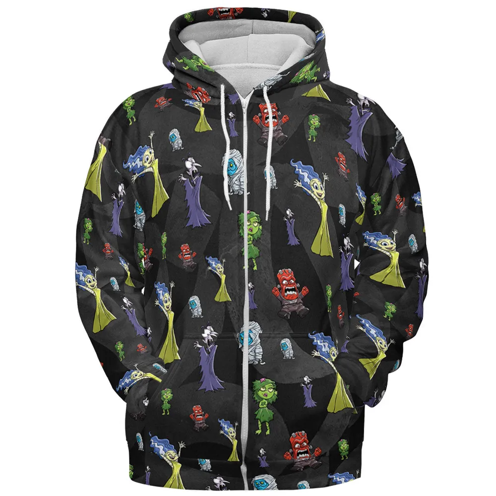 Horror Inside All-over Print Hoodie - 4