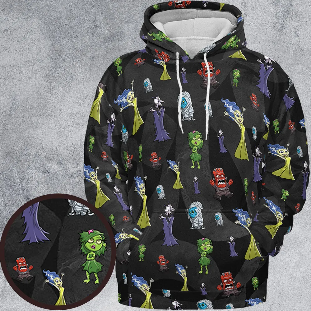 Horror Inside All-over Print Hoodie - 2