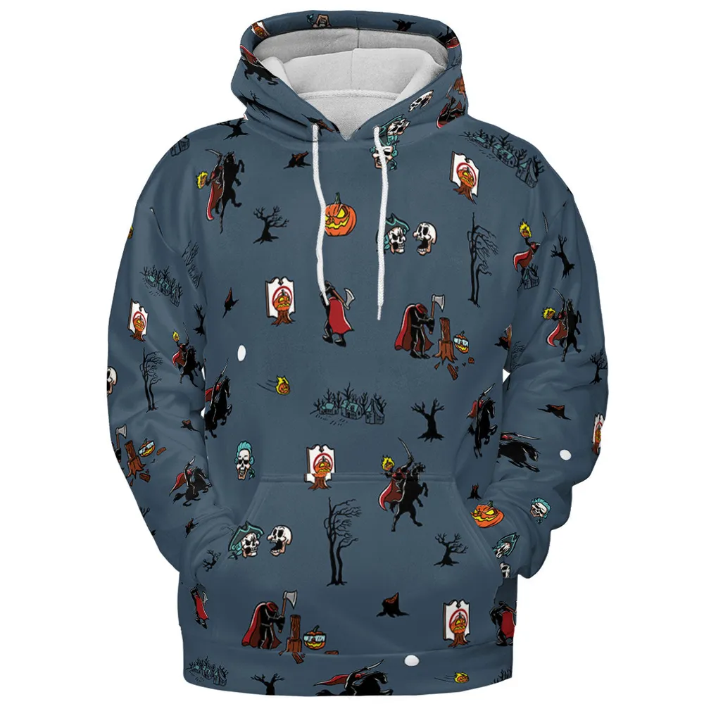 Headless Horseman Ichabod and Mr. Toad All-over Print Hoodie - 3