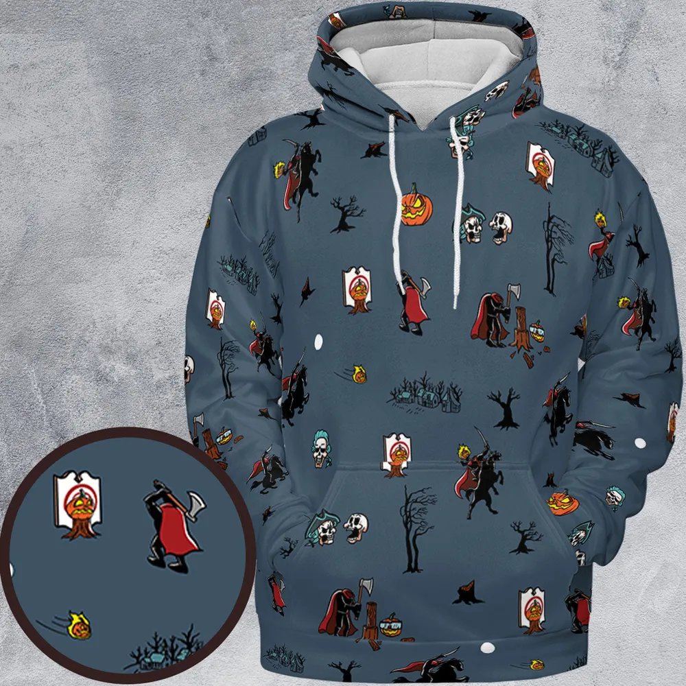Headless Horseman Ichabod and Mr. Toad All-over Print Hoodie - 2