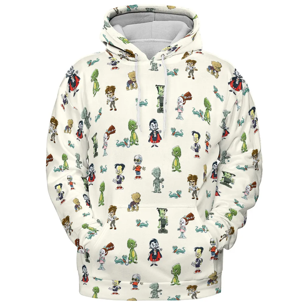 Classic Universal Monster Babies All-over Print Hoodie - 3