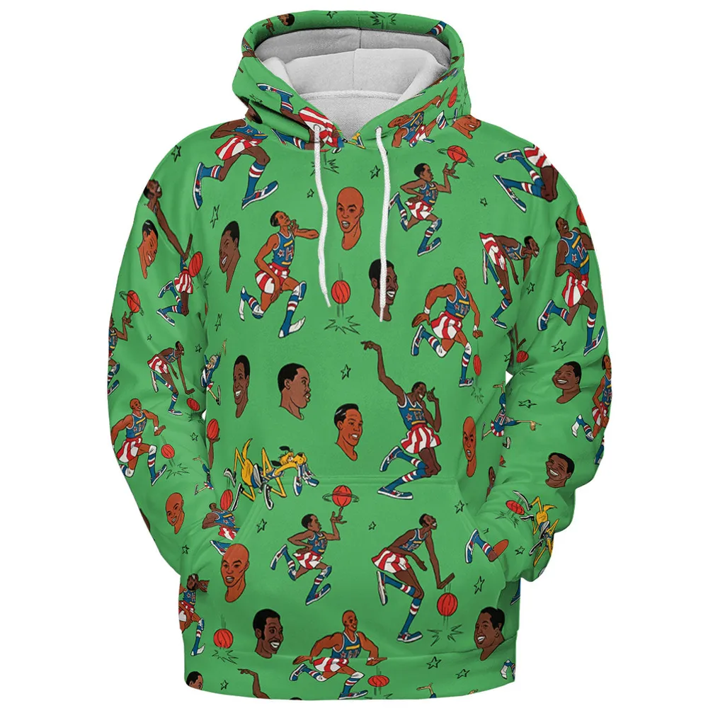 Harlem Globetrotters Characters All-over Print Hoodie - 3