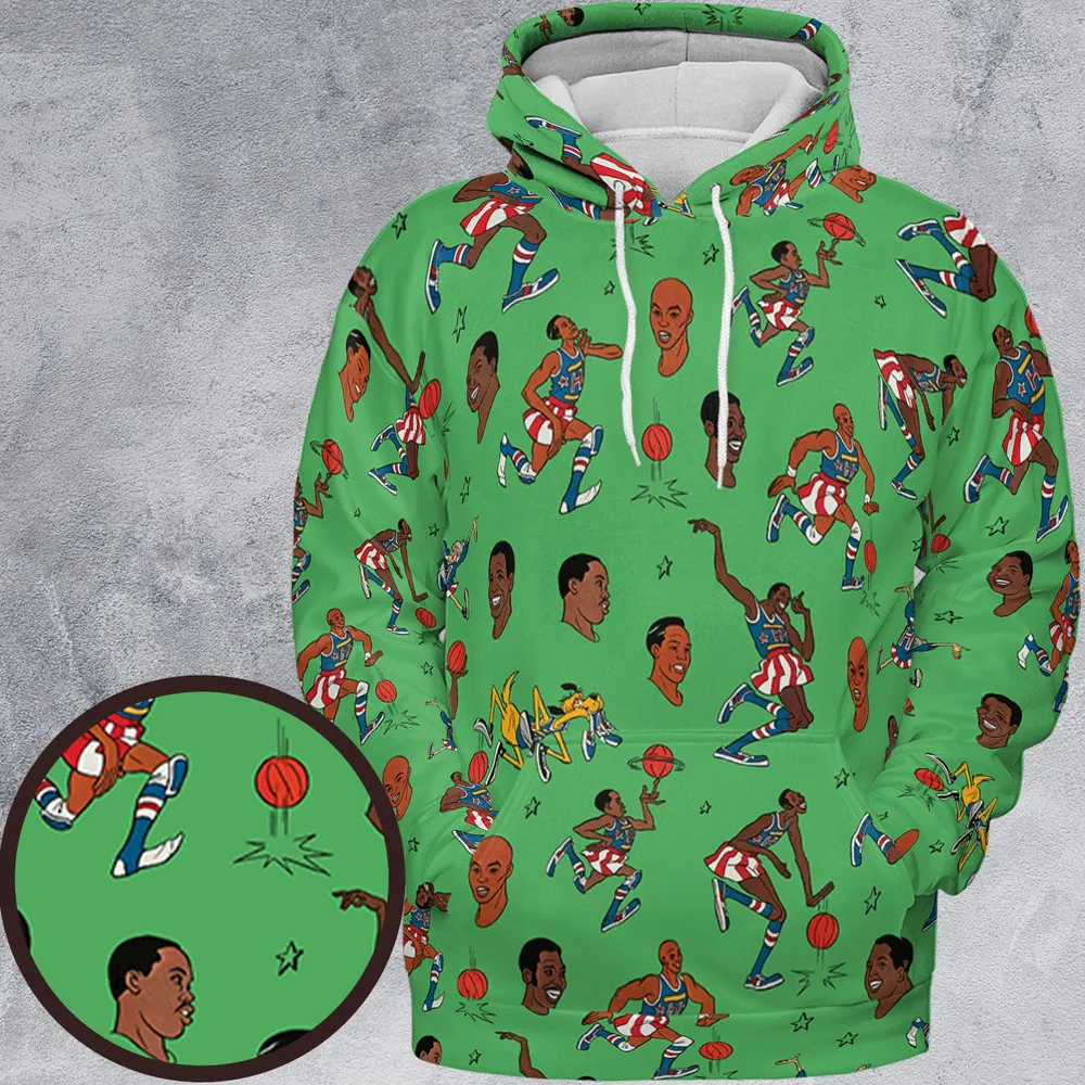 Harlem Globetrotters Characters All-over Print Hoodie - 2