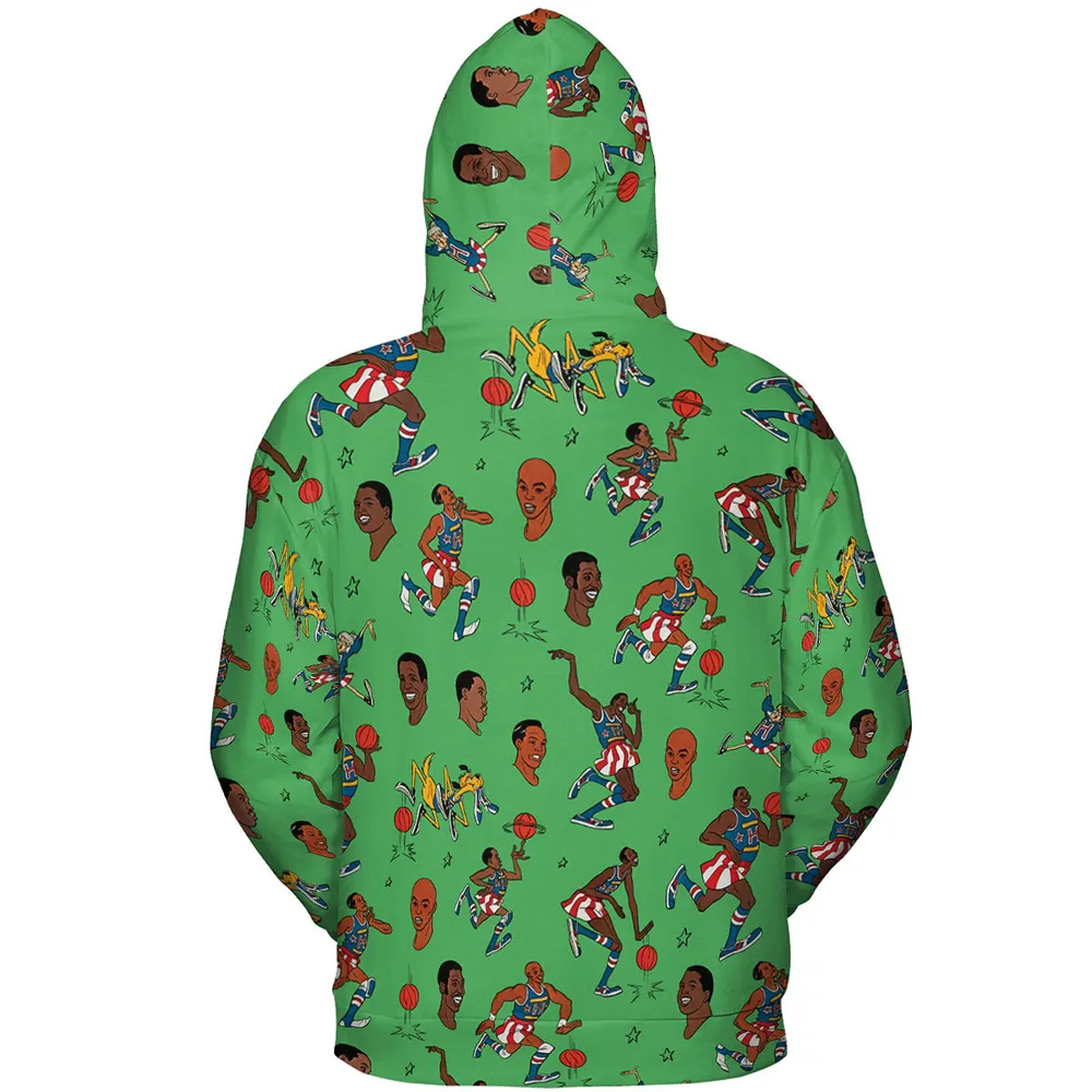 Harlem Globetrotters Characters All-over Print Hoodie - 5