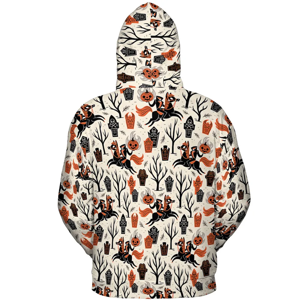 Headless Horseman Sleepy Hollow All-over Print Hoodie - 5