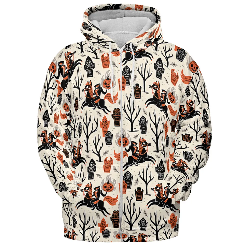 Headless Horseman Sleepy Hollow All-over Print Hoodie - 4