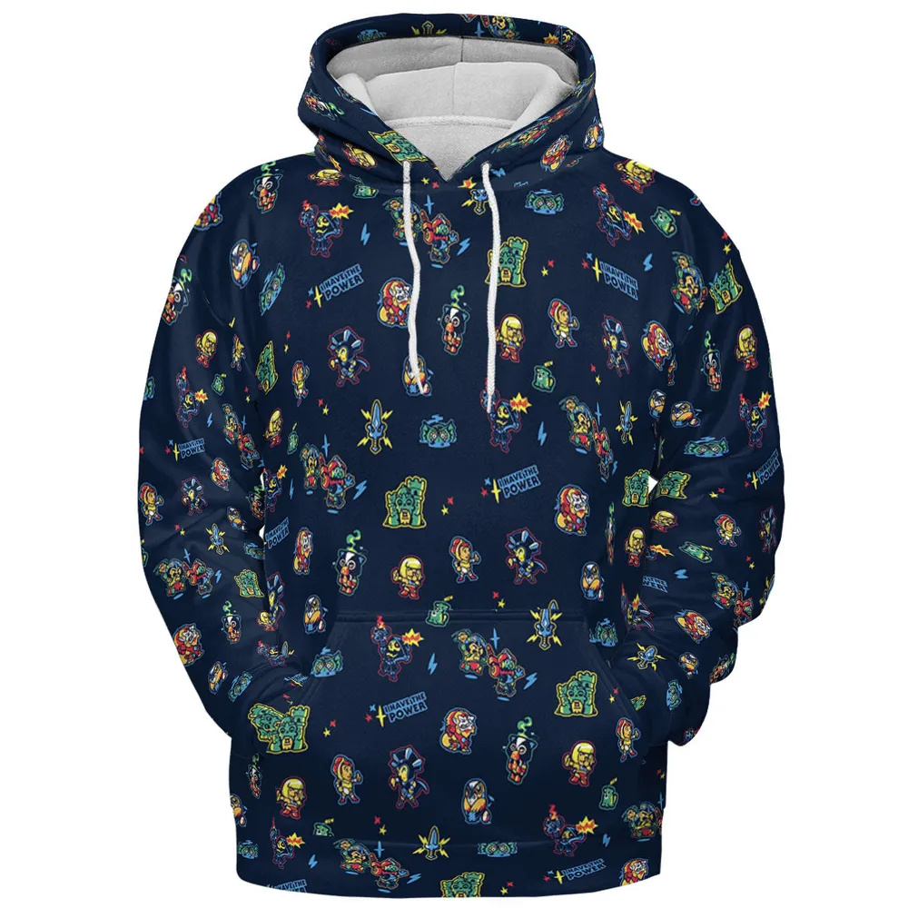 Masters Of The Universe Funny Pattern All-over Print Hoodie - 3