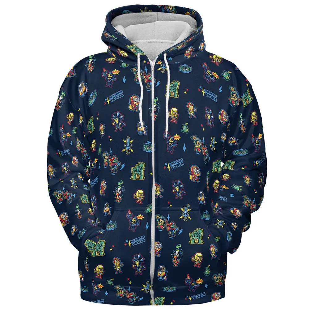 Masters Of The Universe Funny Pattern All-over Print Hoodie - 4