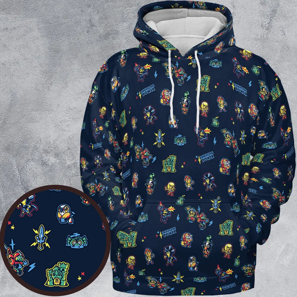 Masters Of The Universe Funny Pattern All-over Print Hoodie - 2