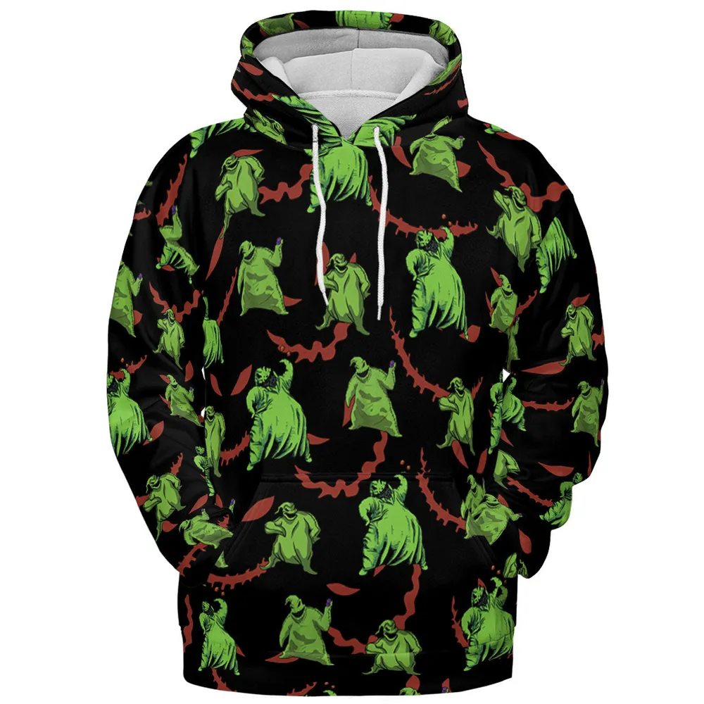 Oogie Boogie Pattern All-over Print Hoodie - 3