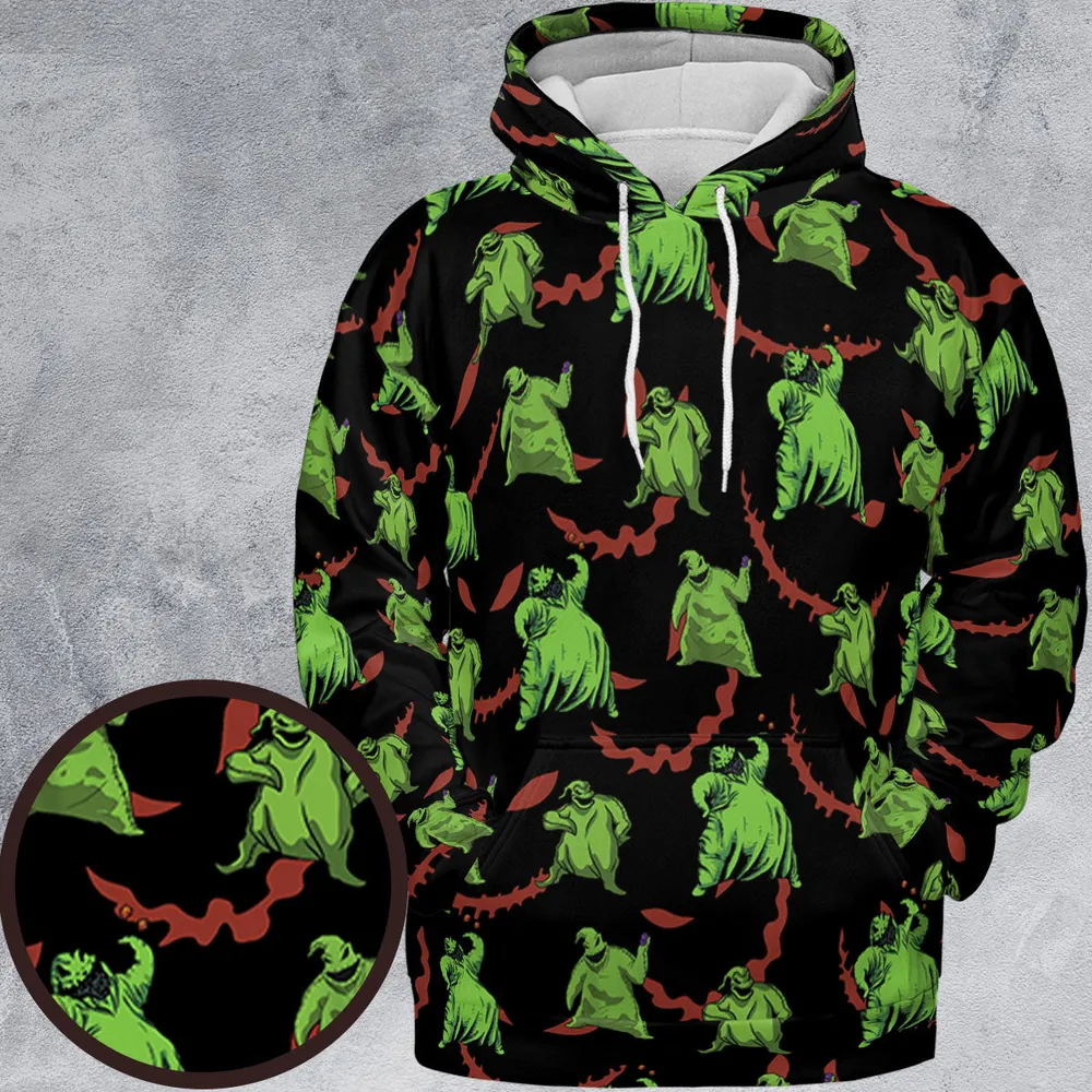 Oogie Boogie Pattern All-over Print Hoodie - 2