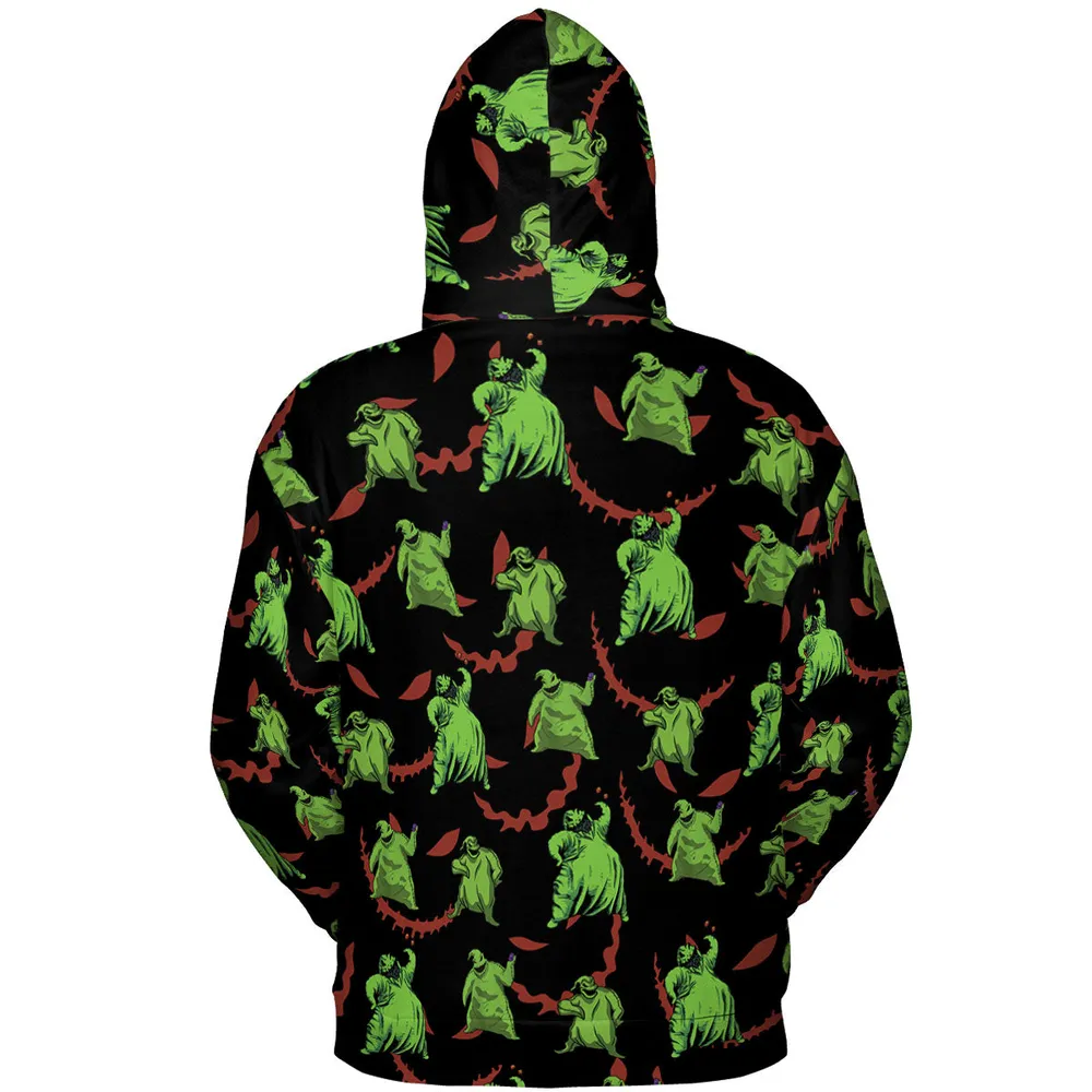 Oogie Boogie Pattern All-over Print Hoodie - 5