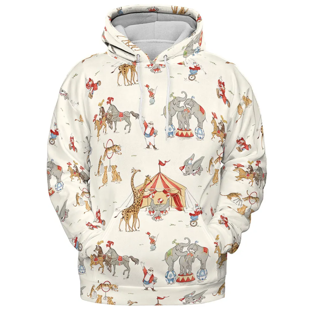 Nostalgic Circus Dumbo All-over Print Hoodie - 3
