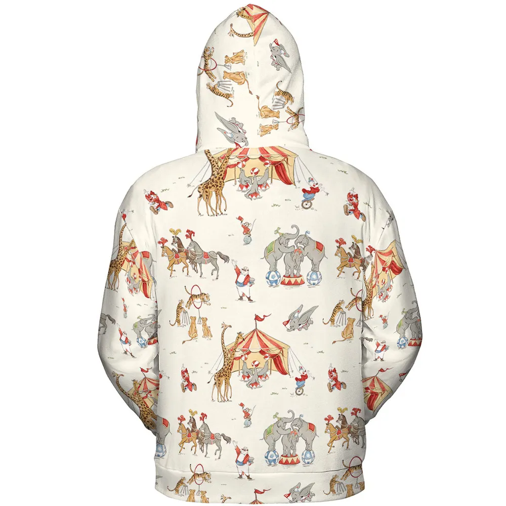 Nostalgic Circus Dumbo All-over Print Hoodie - 5