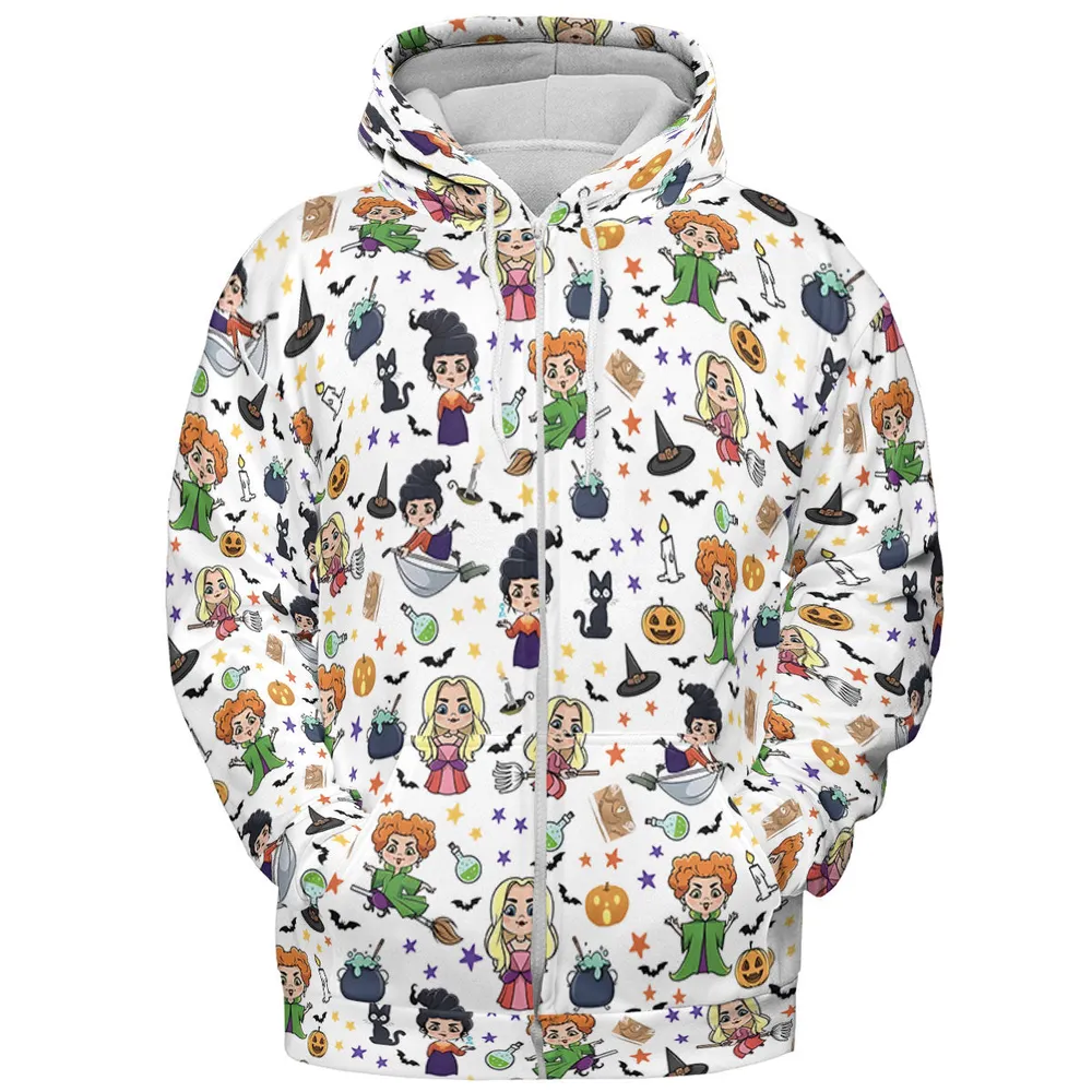 Enchanted Evenings Hocus Pocus All-over Print Hoodie - 4