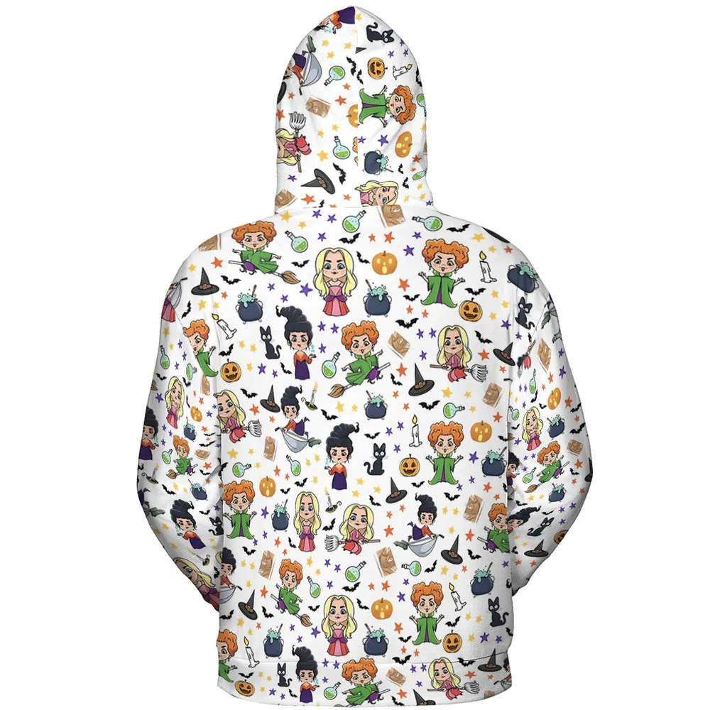 Enchanted Evenings Hocus Pocus All-over Print Hoodie - 5