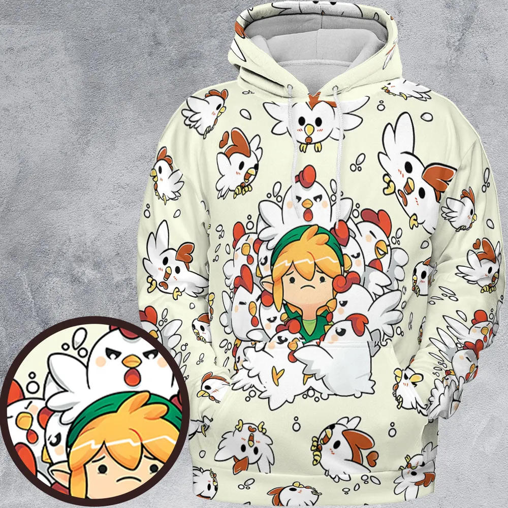 Impossible Situation The Legend of Zelda All-over Print Hoodie - 2