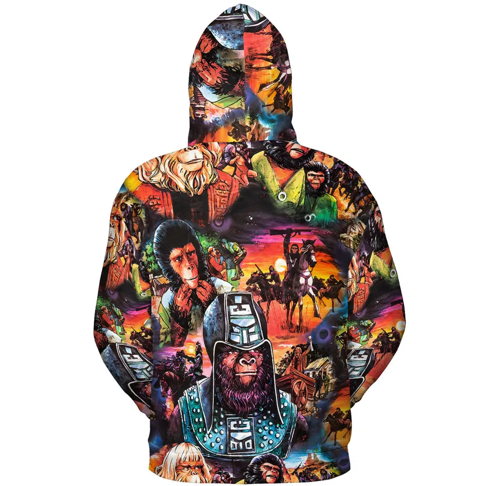 Planet of the Apes All-over Print Hoodie - 5