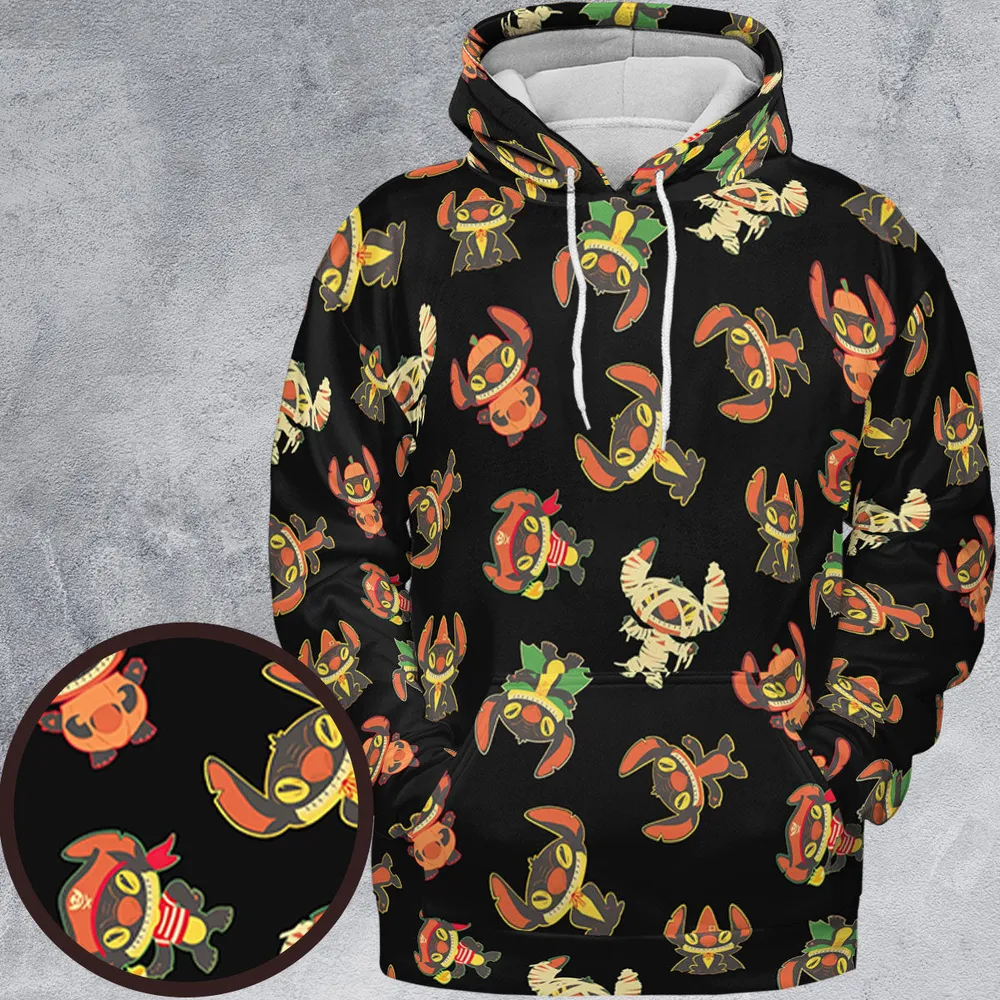 Stitch Halloween Costumes All-over Print Hoodie - 2