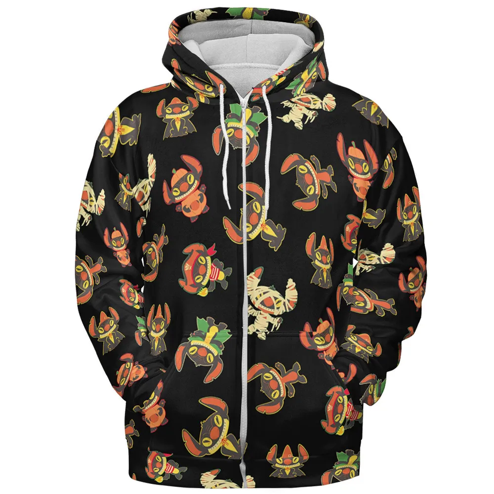 Stitch Halloween Costumes All-over Print Hoodie - 4