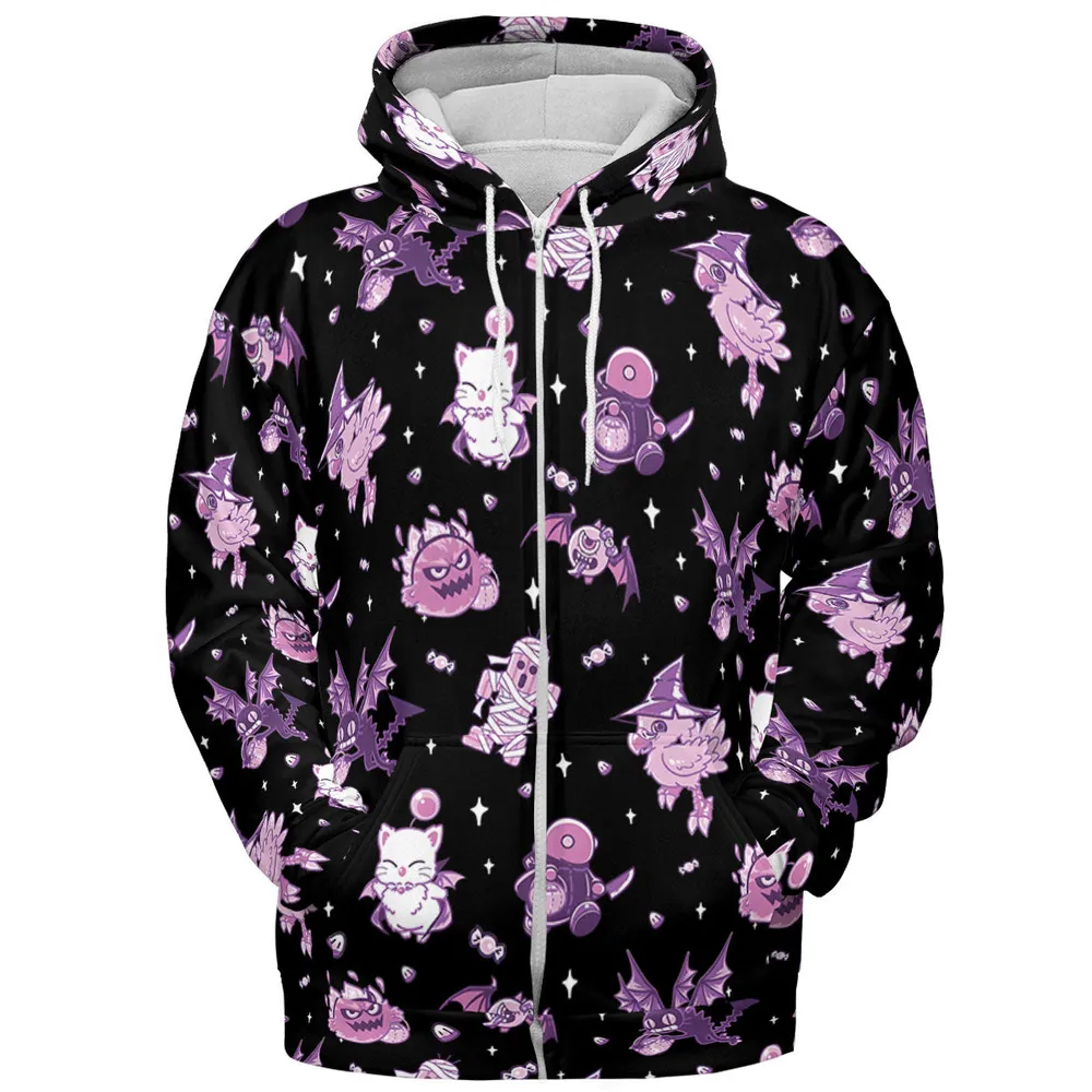 Halloween Final Fantasy Cuties All-over Print Hoodie - 4