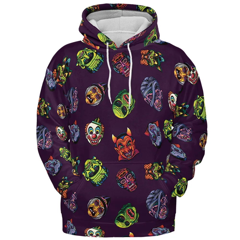 Beast Mode On Monster Masks All-over Print Hoodie - 3