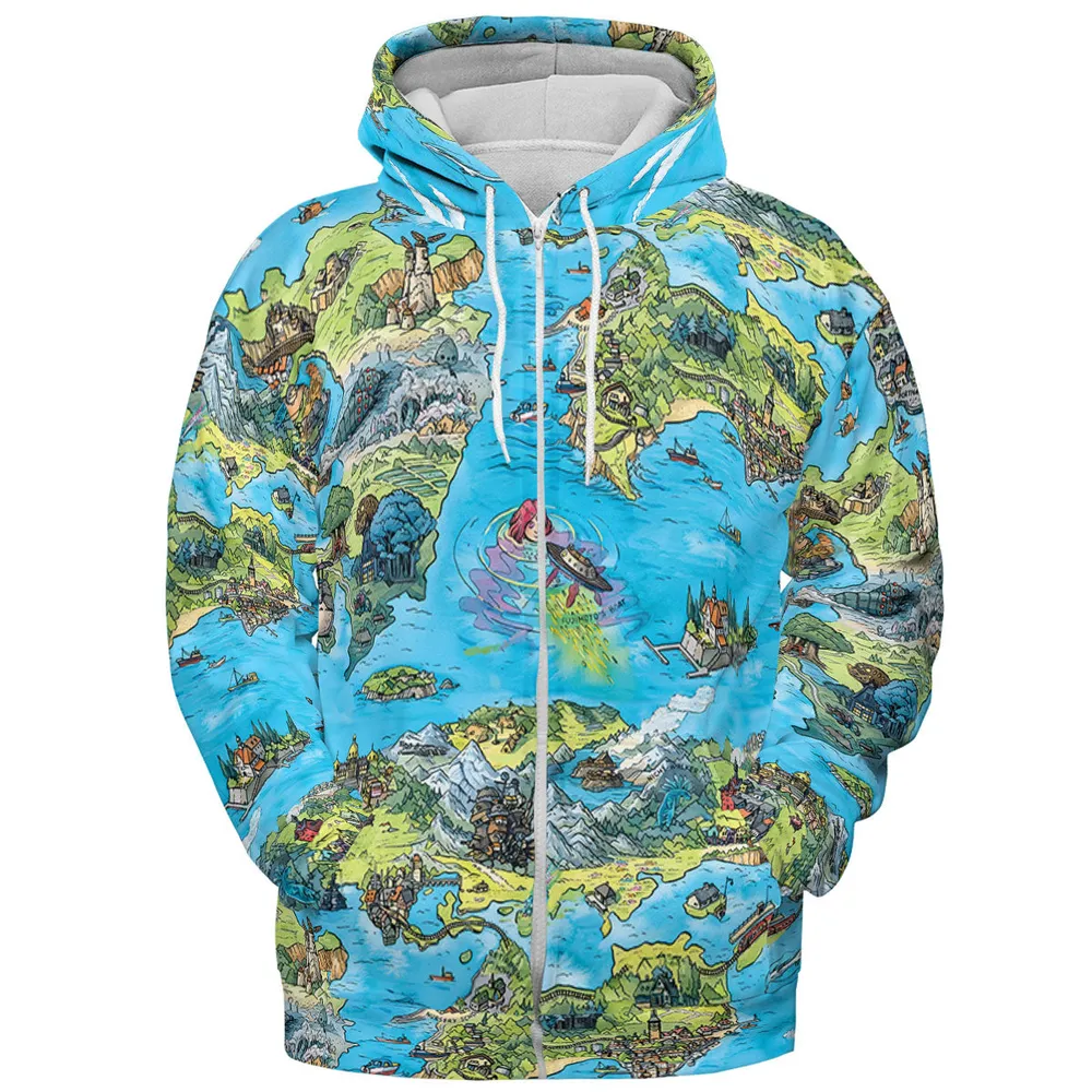 Ghibli Land All-over Print Hoodie - 4