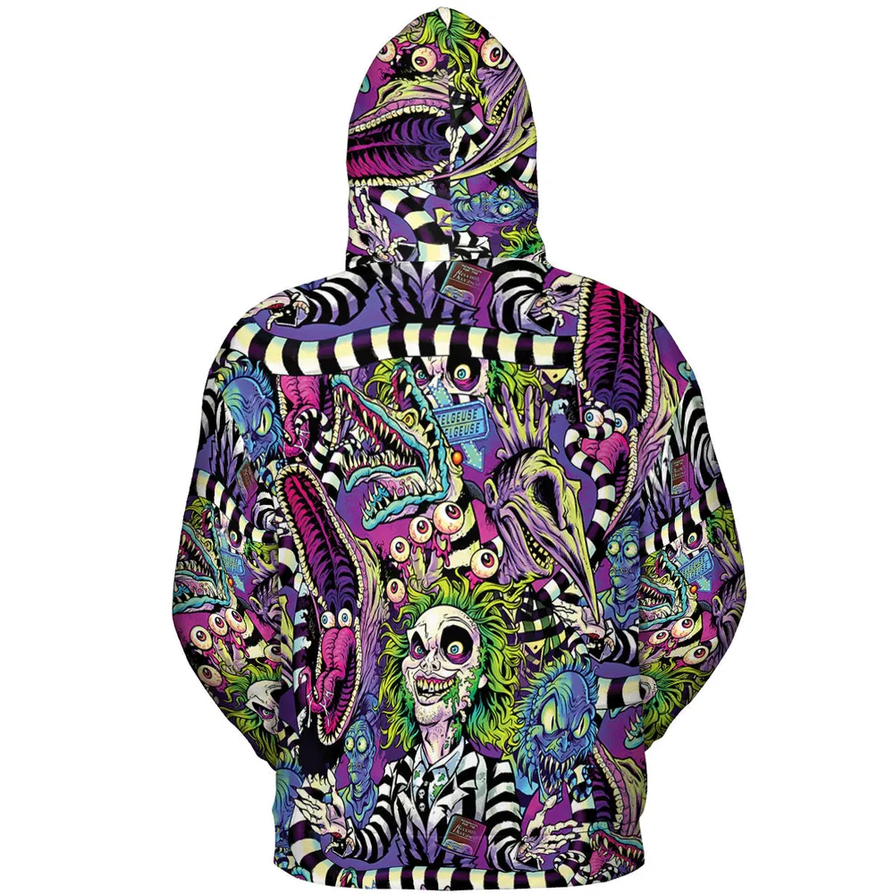 Stay Spooky Beetlejuice All-over Print Hoodie - 5