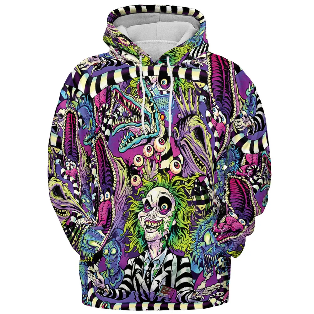 Stay Spooky Beetlejuice All-over Print Hoodie - 3