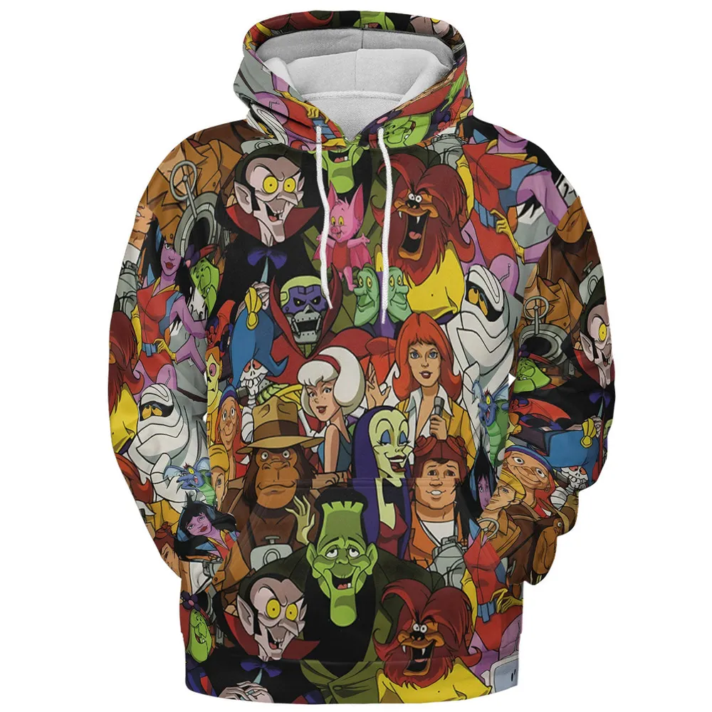 Frightfully Funny Ghostbusters Groovie Goolies All-over Print Hoodie - 3