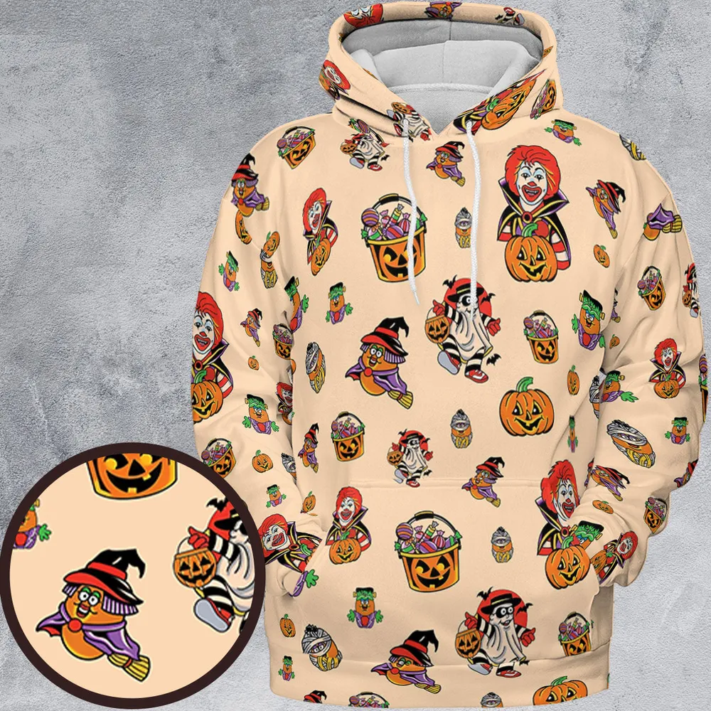 McDonaldland Halloween All-over Print Hoodie - 2