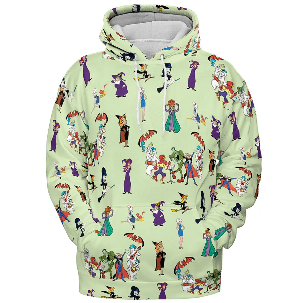 Witches Cartoon Characters All-over Print Hoodie - 3