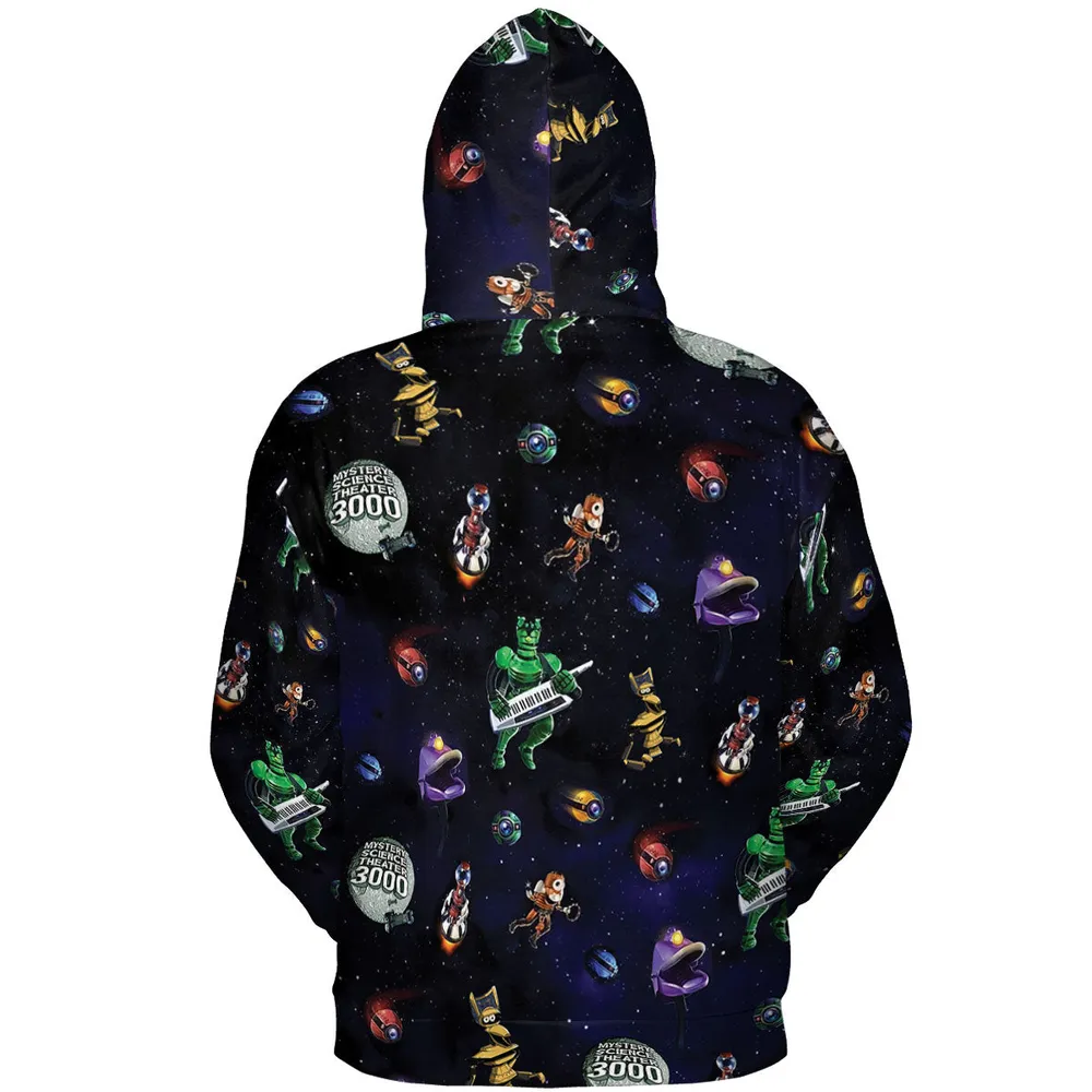 Robot Roll Call MST3K All-over Print Hoodie - 5