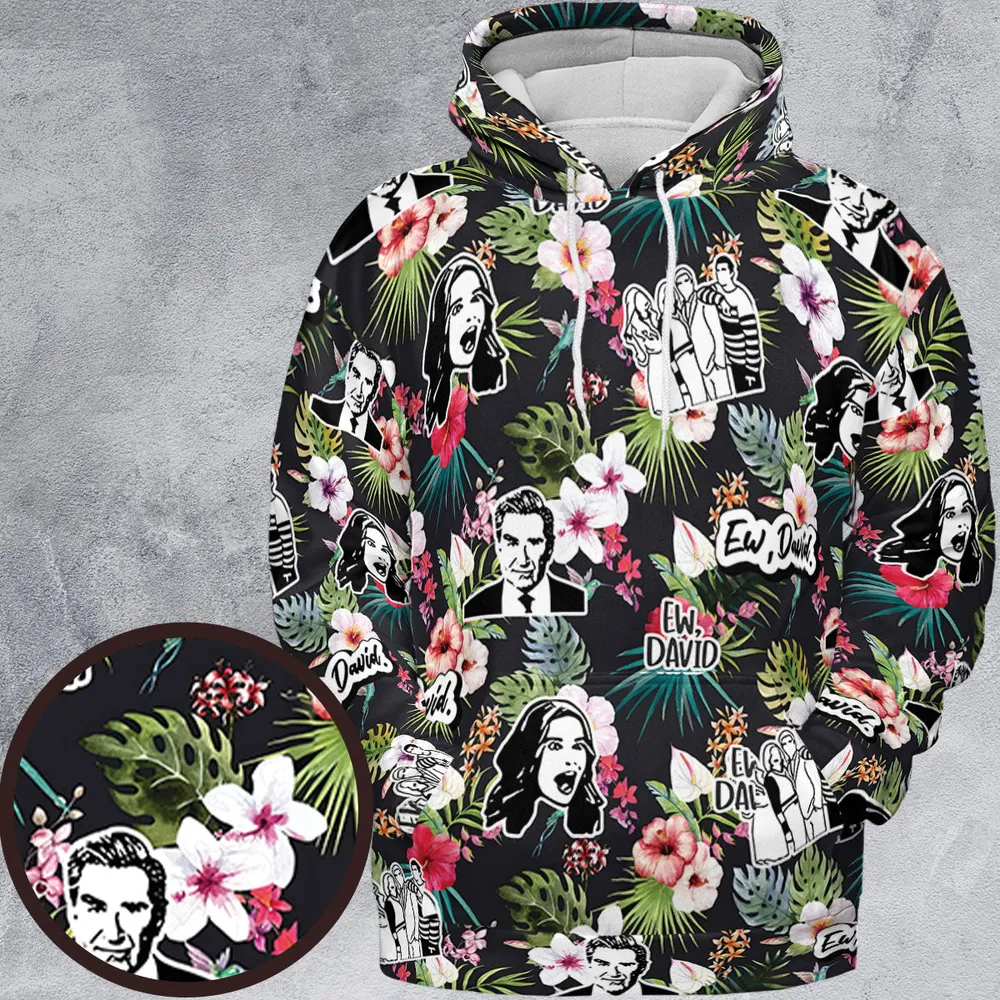 Schitts Creek Tropical All-over Print Hoodie - 2