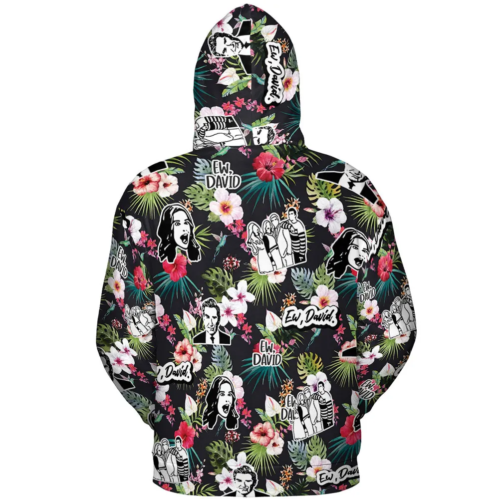 Schitts Creek Tropical All-over Print Hoodie - 5